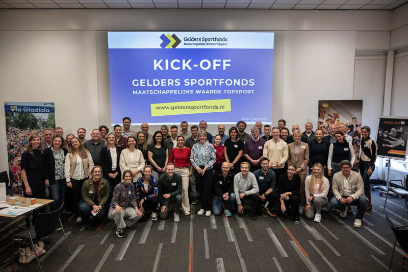 Kick Off Groepsfoto Gelders Sportfonds